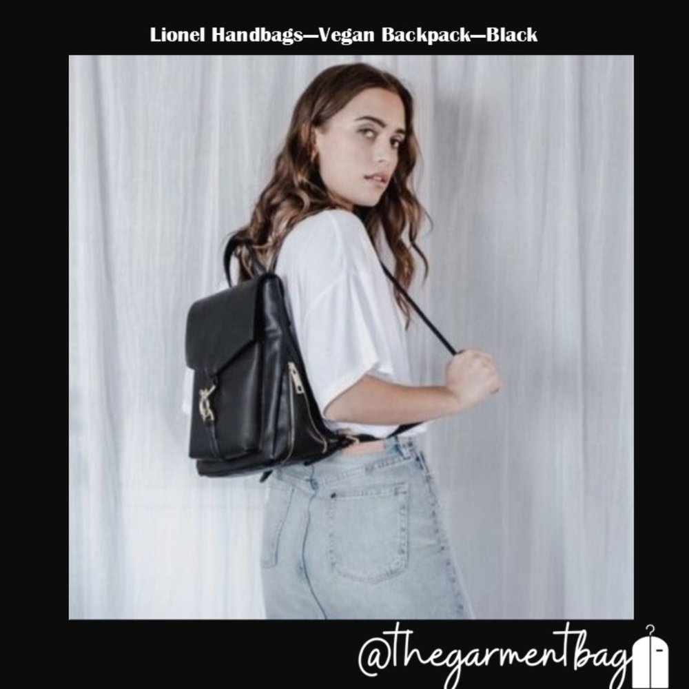 Vegan Backpack - Black - NWT